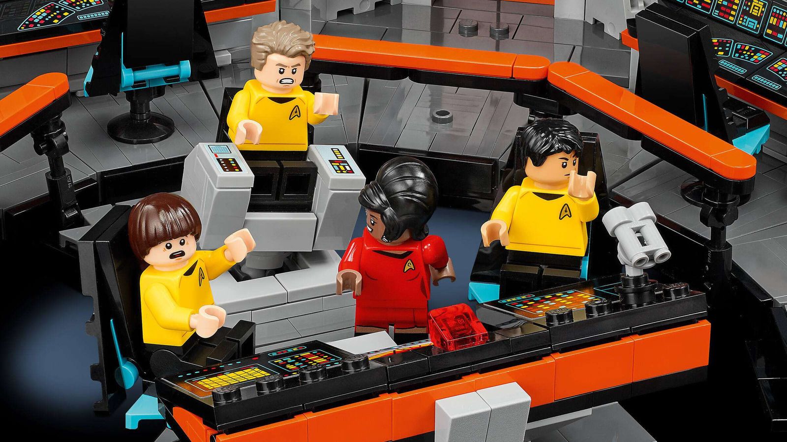 Featured image Star Trek LEGO expands with Enterprise Bridge  TOS crew