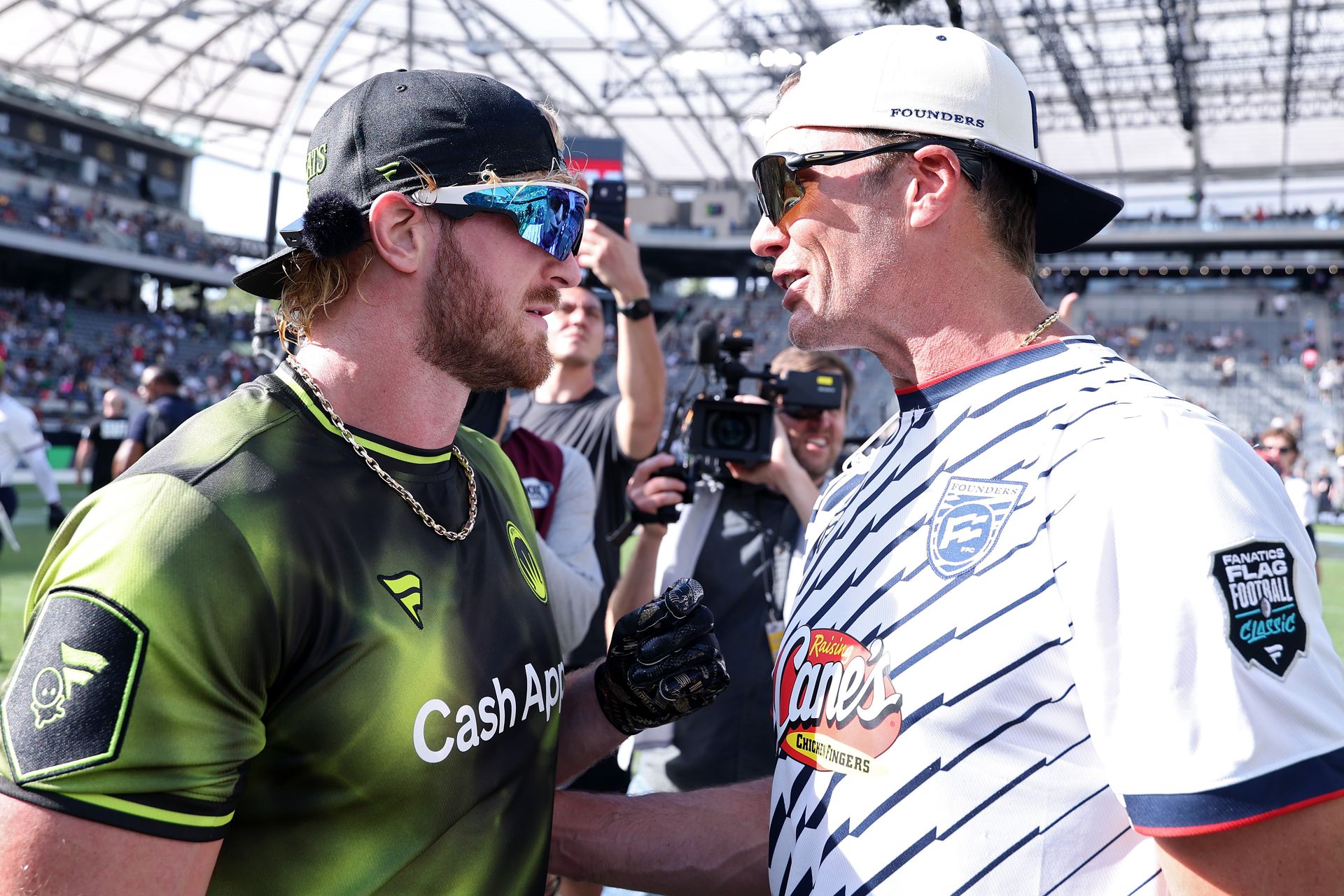 Featured image Tom Brady Slaps Logan Paul at Fest and Calls Him a Nerd