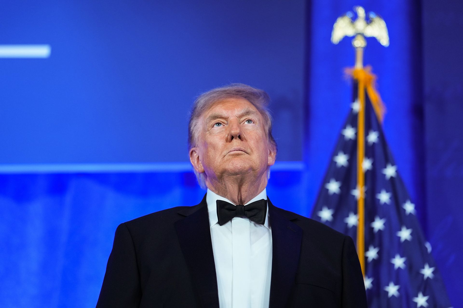 Featured image Few laughs at Trumps bizarre White House dinner speech