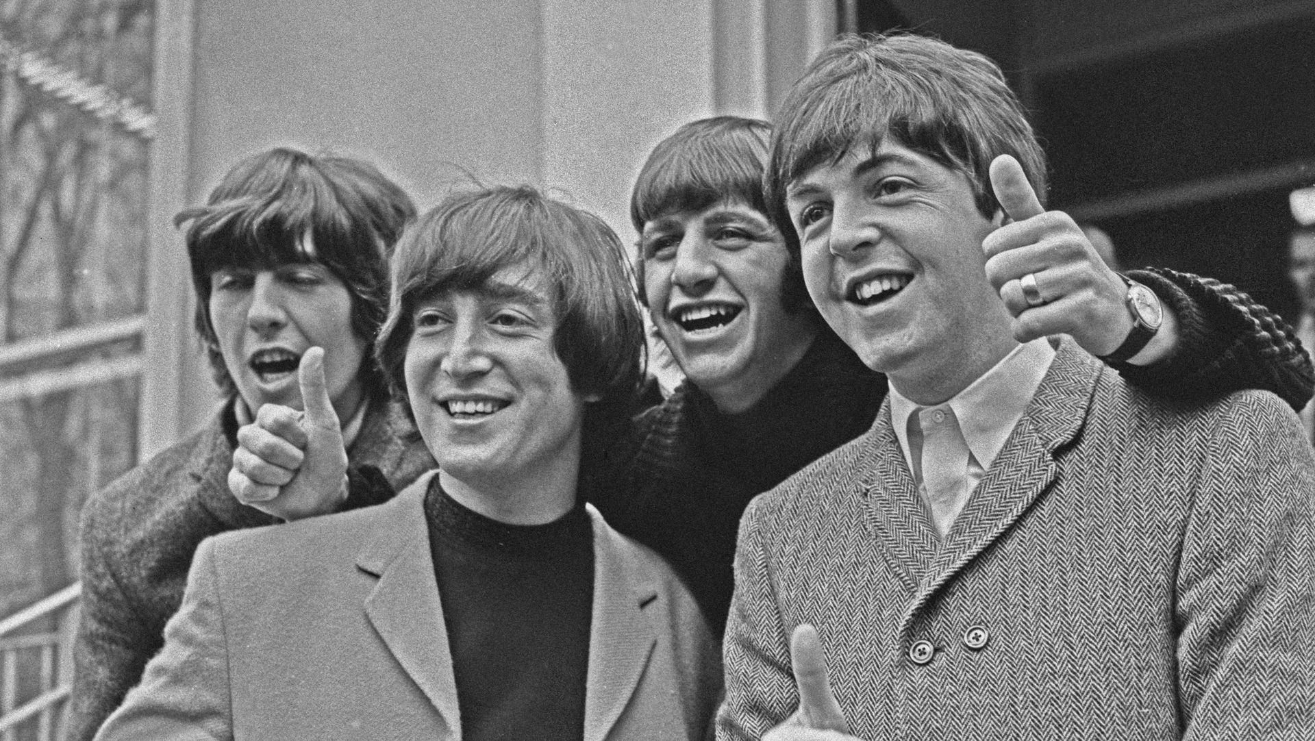 Featured image Abbey Road recreated in BTS Sam Mendes Beatles Biopic