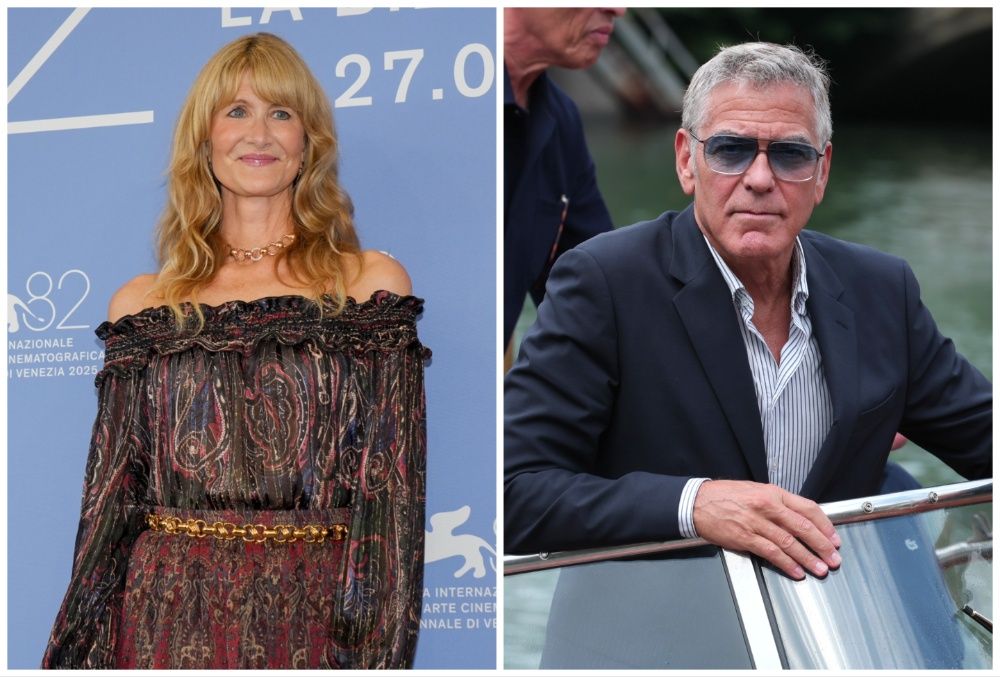 Featured image Laura Dern gives Clooney Venice Golden Lion