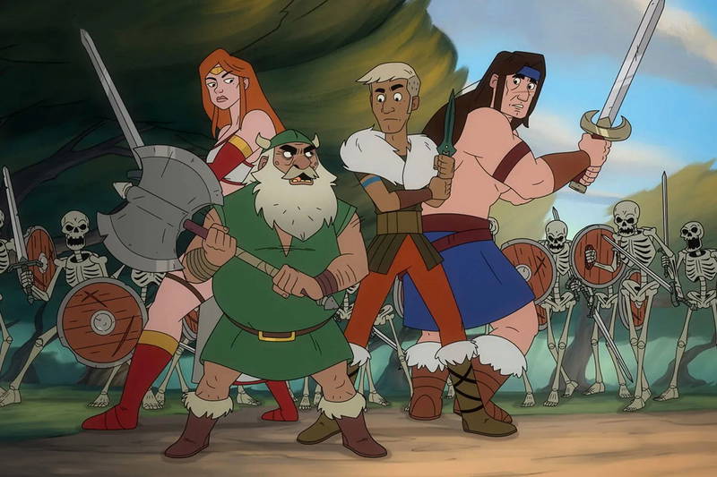 Featured image Golden Axe Animated Series Action Trailer