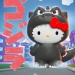 Featured image Hello Kitty x Godzilla Happy Meal with 8 monster toys
