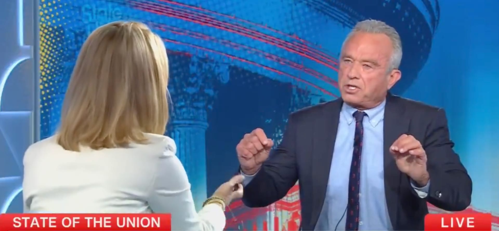 Featured image RFK Jr clashes with Dana Bash over Covid Fauci and vaccines