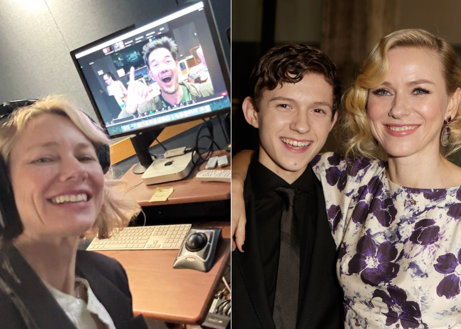 Featured image Naomi Watts and Tom Holland SpiderMan Reunion