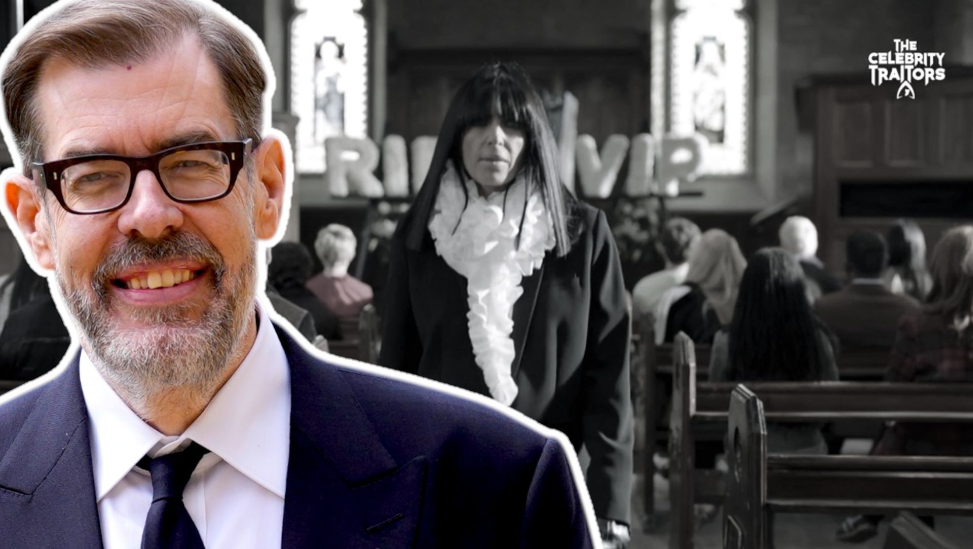 Featured image Richard Osman confirms Traitors premiere amid filming talk