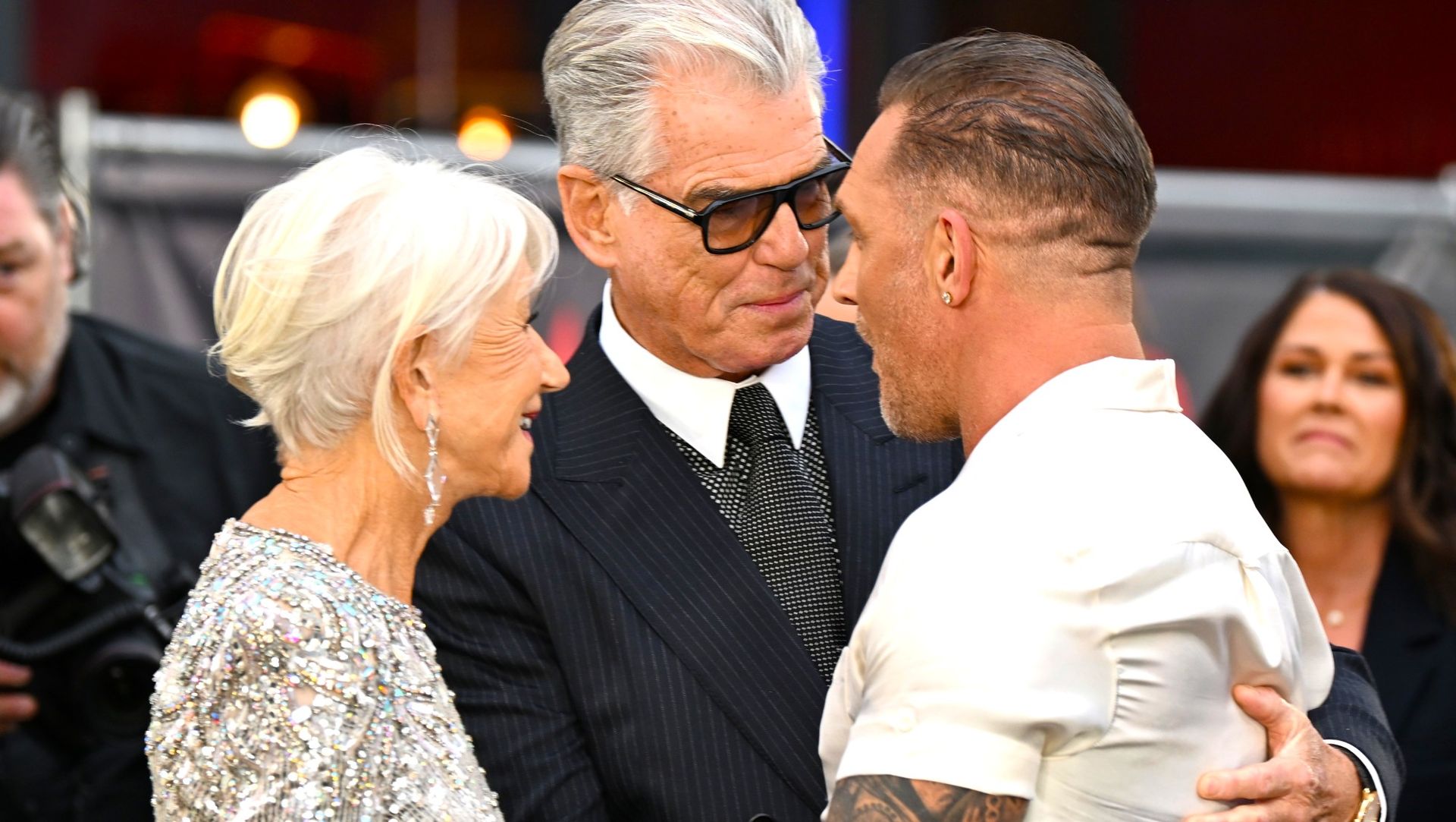Featured image Brosnan calls Tom Hardy feud Storm in a Teacup