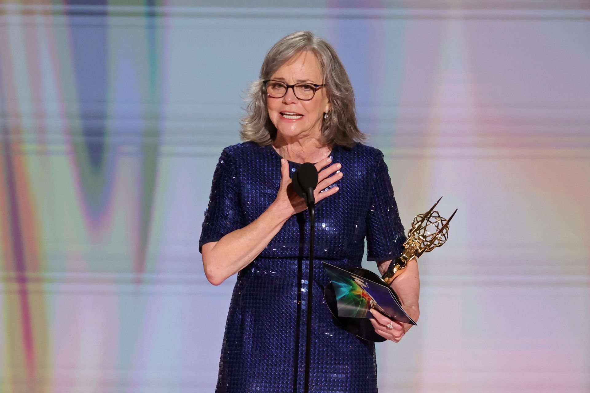 Featured image Sally Field on filming Bright Creatures and keeping neighbors close at the Emmys