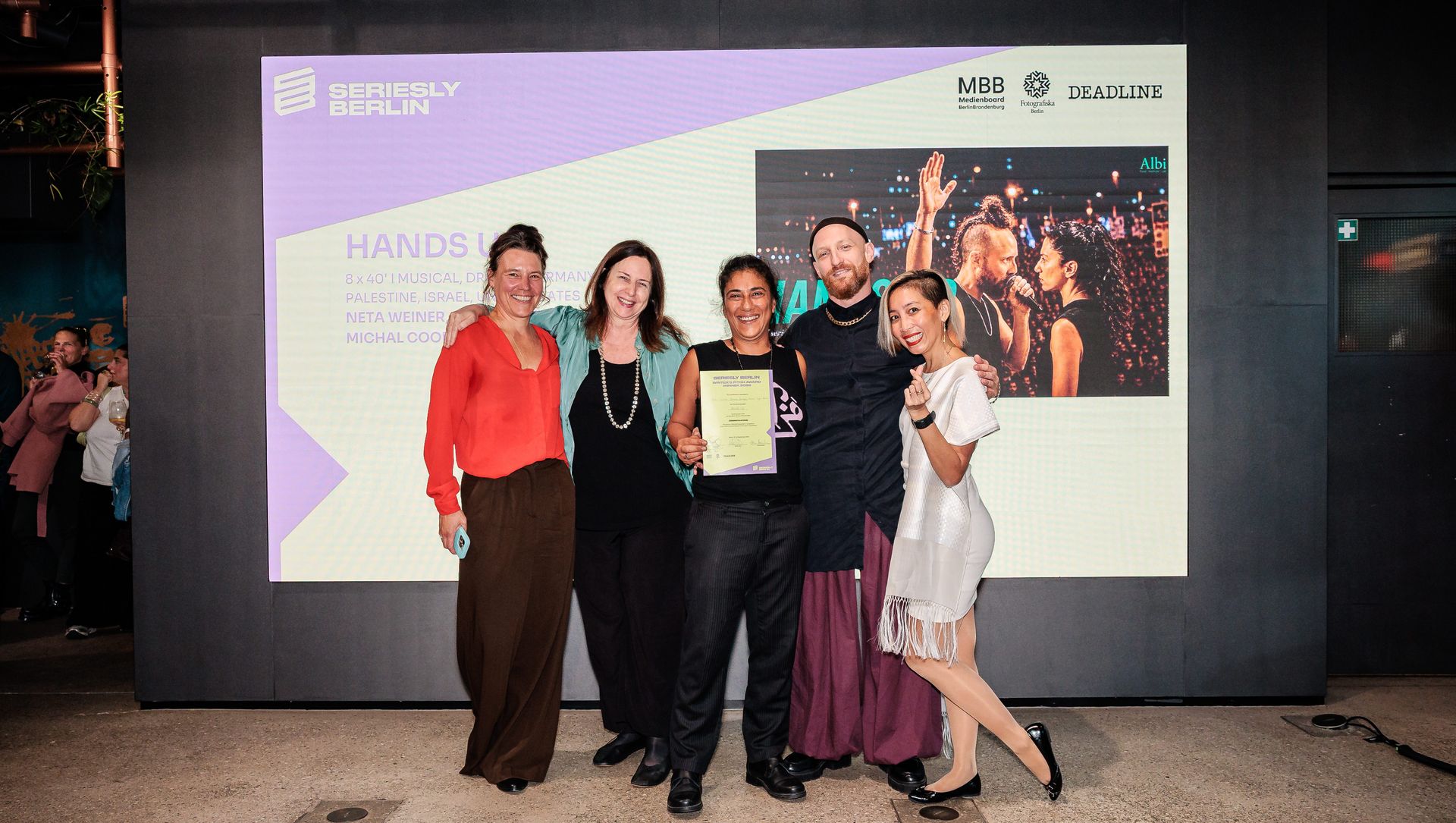 Featured image Hands Up drama at Seriesly Berlin featuring Israeli and Palestinian stories