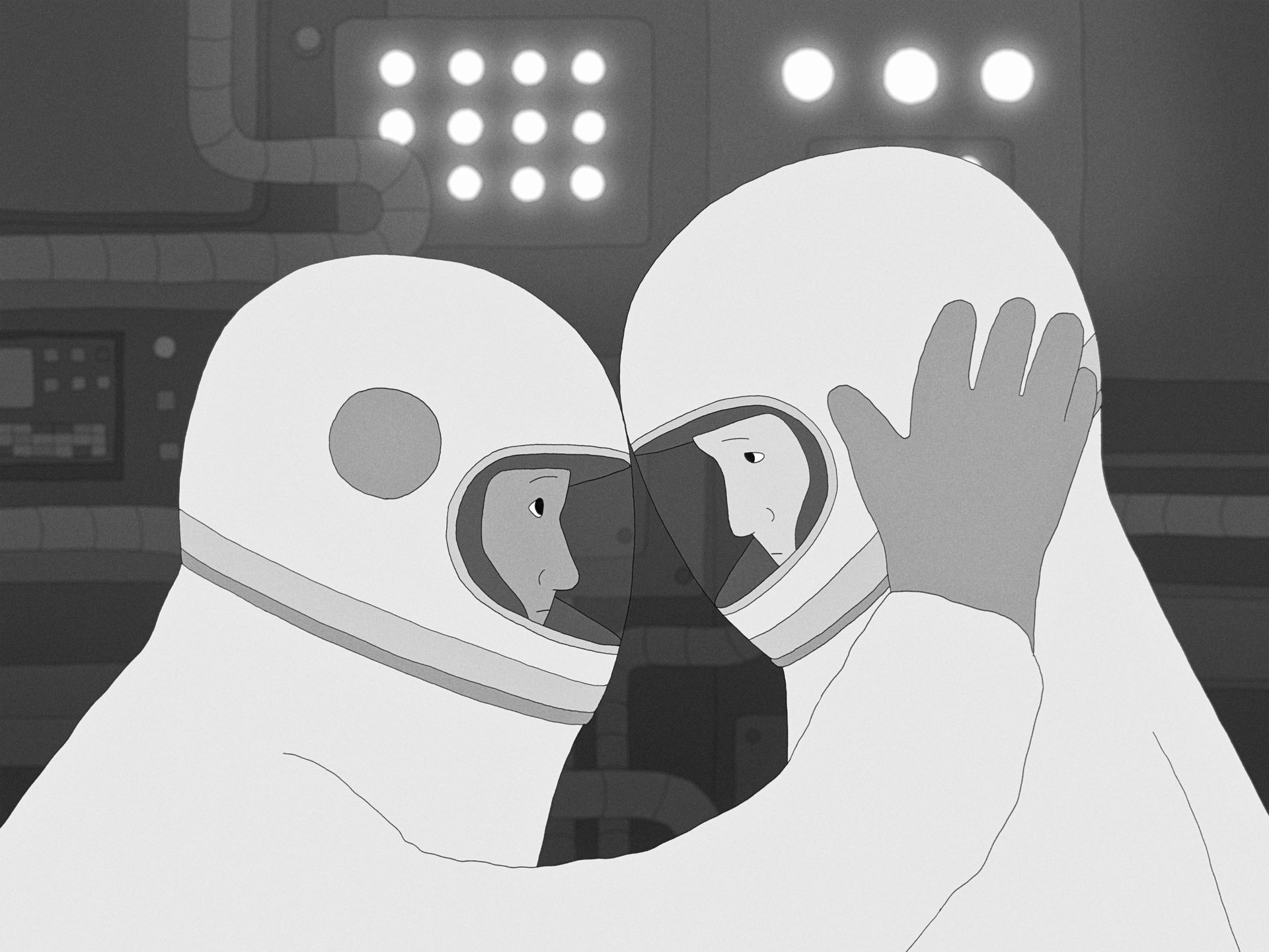 Featured image Lucy Liu and Morgan Spector break down Moonfishs astronaut allegory