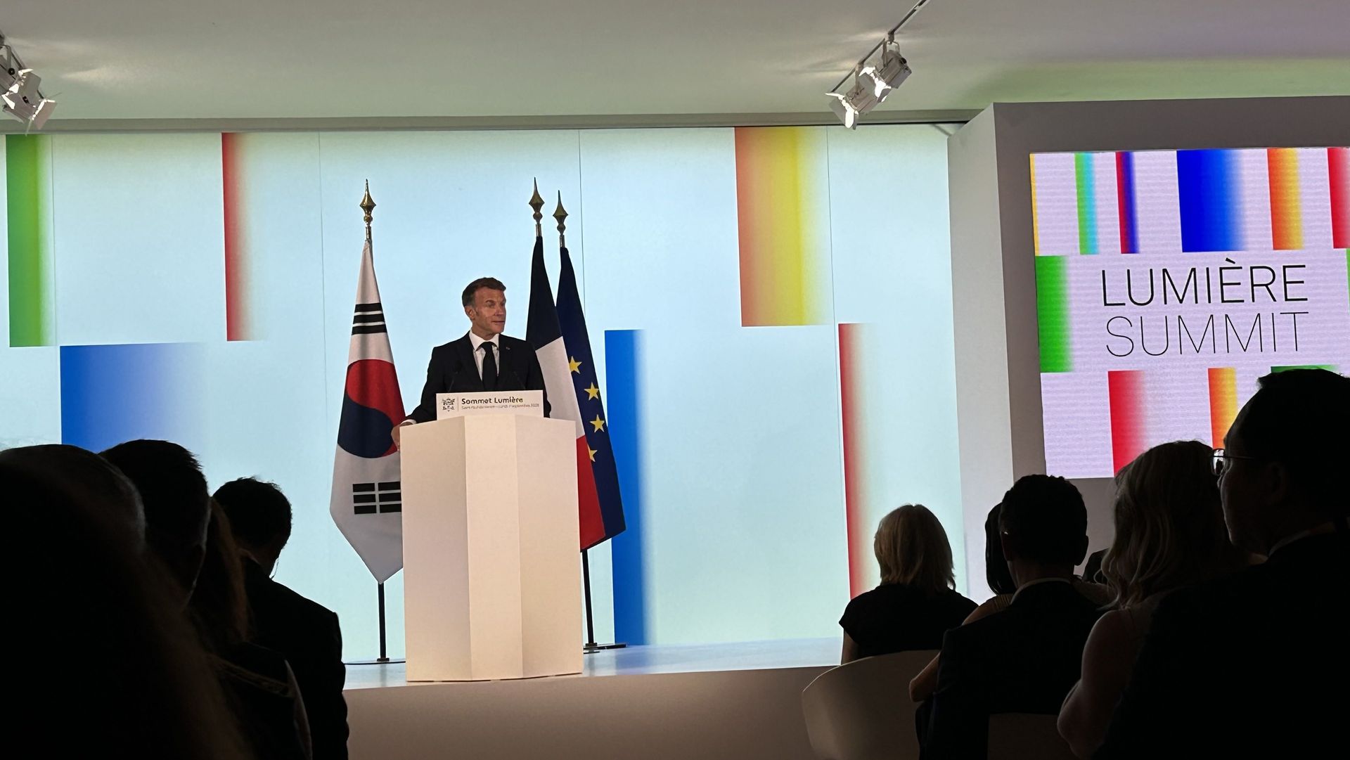 Featured image Macron warns on film and social media dangers at Lumiere Summit