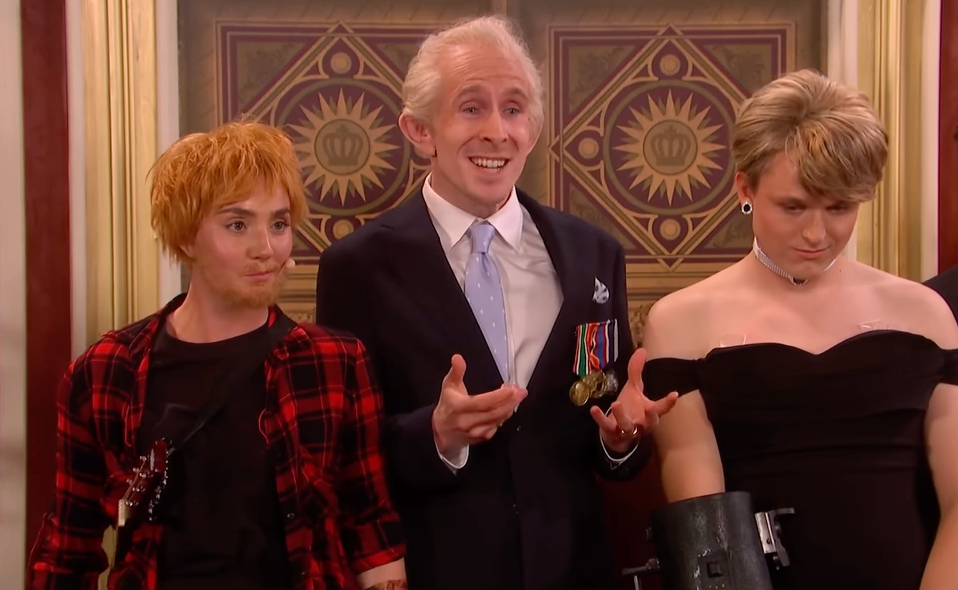 Featured image Princess Di as Android skewers King Charles and AI on SNL UK