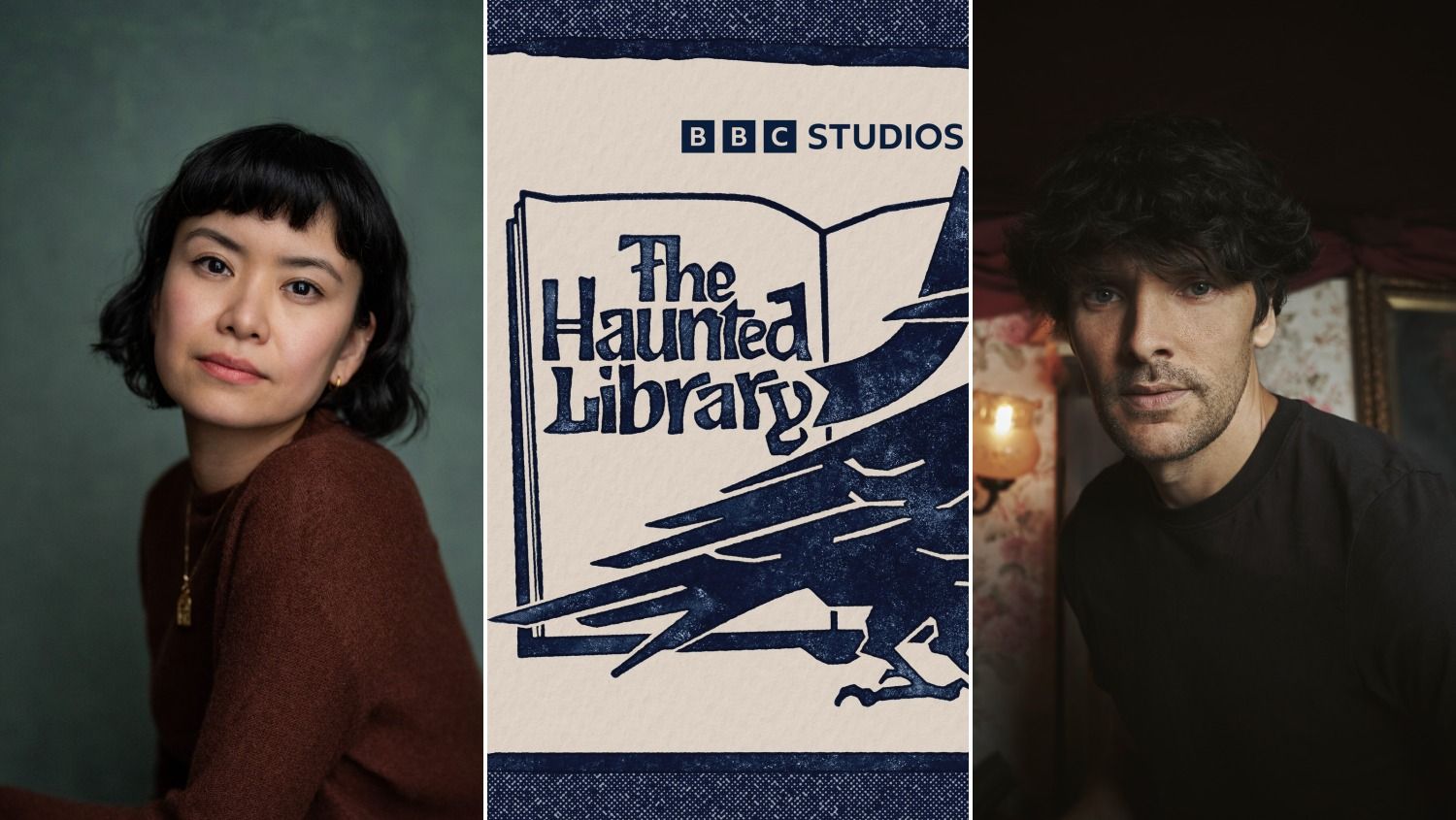 Featured image Colin Morgan  Katie Leung narrate Gothic horror podcast The Haunted Library