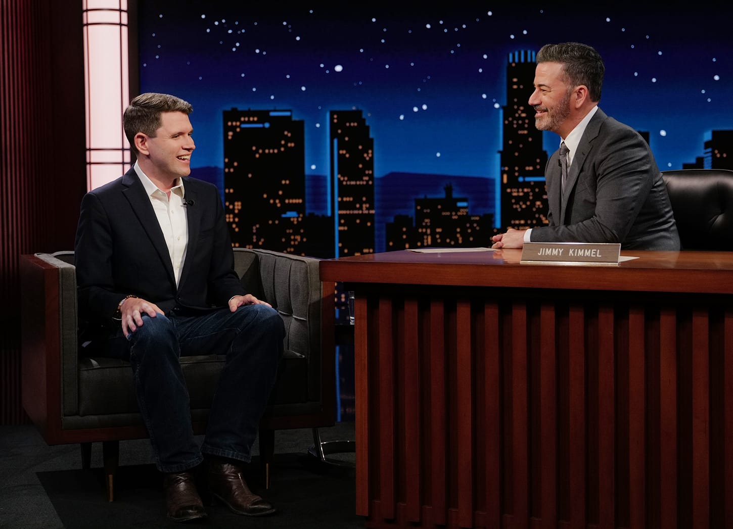 Featured image Kimmel Interview Texas Candidate Fears Winning Race