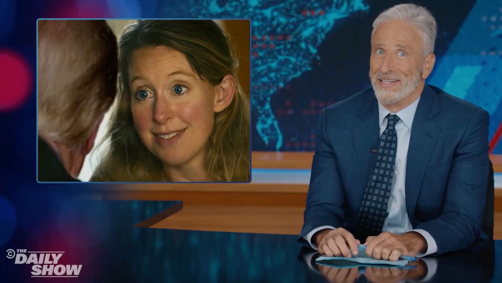 Featured image Stewart compares Trump aide to Holmes in viral trailer